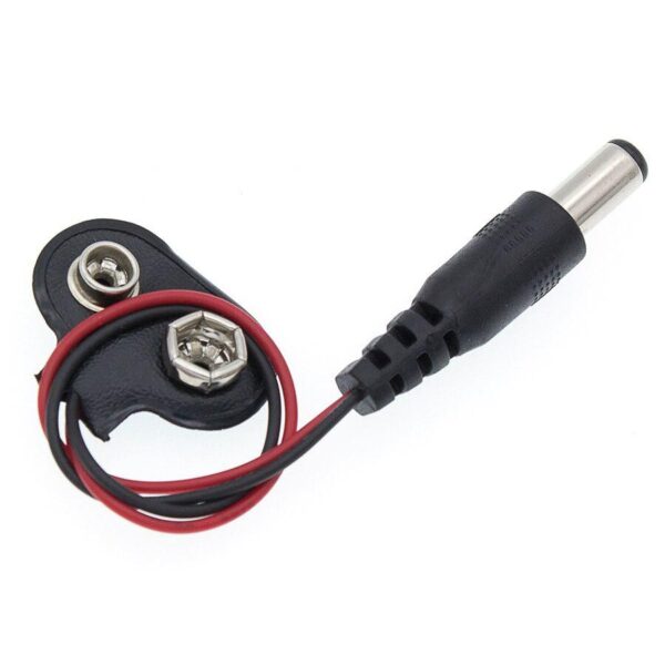 Bağlantı Kablosu 9V Pil - DC Güç için 10 cm - Görsel 2