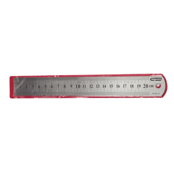 Çelik Cetvel 20 cm - Görsel 2