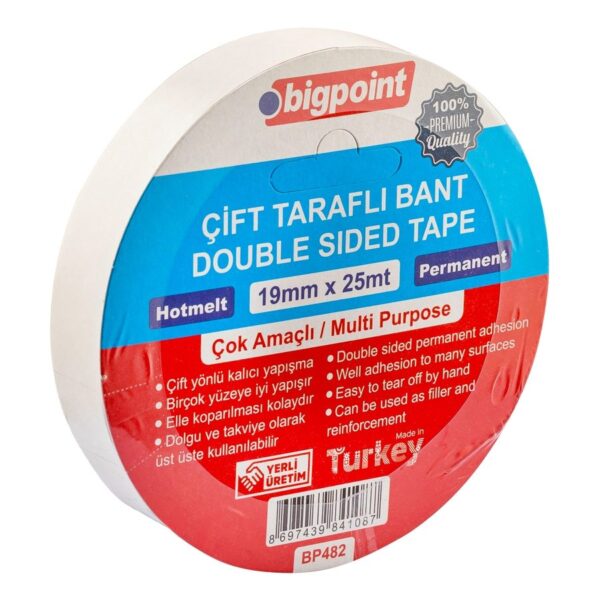 Çift Taraflı Bant 18 mm x 25 m - Görsel 2