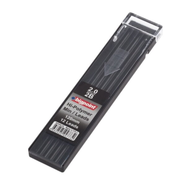 Kalem Ucu 2 mm 2B 120 mm 12 li Tüp - Görsel 2