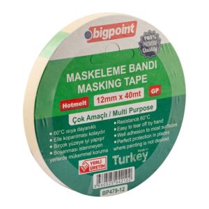Maskeleme Bandı 12mm x 40m - Görsel 3