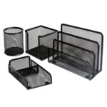 Bigpoint Metal Perfore 4'lü Set Siyah