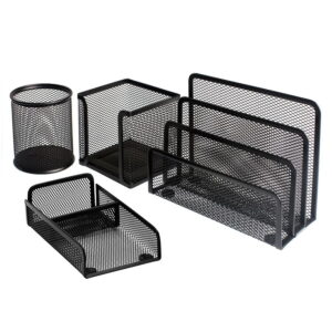 Bigpoint Metal Perfore 4'lü Set Siyah