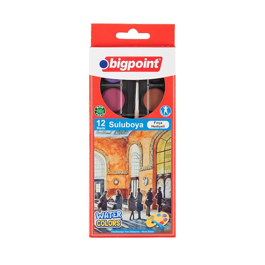 Bigpoint Suluboya 12 Renk Bigpoint Suluboya 12 Renk