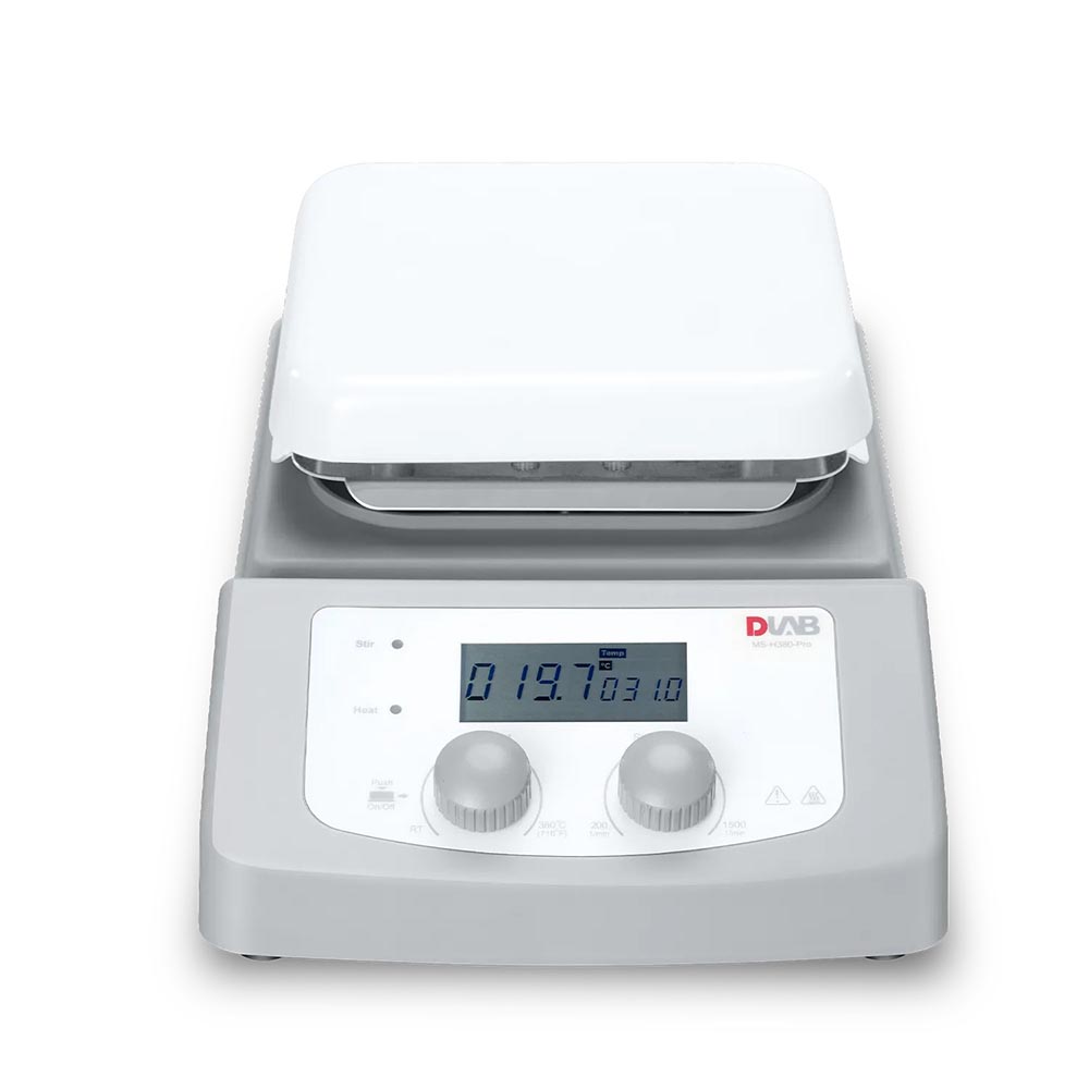 MS-H380-Pro-isiticili-karistici DLAB Dijital Isıtıcılı Manyetik Karıştırıcı 380C 140x140 mm - Görsel 1