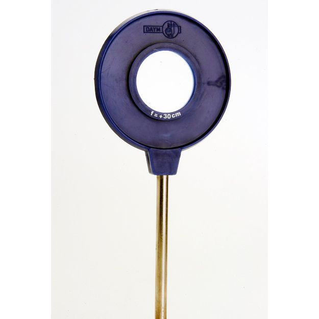 Mercek İnce Kenarlı F=+20 cm Çerçeveli Mercek İnce Kenarlı F=+20 cm Çerçeveli