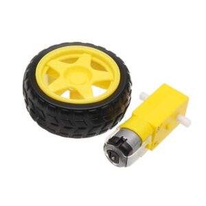 Motor ve Tekerlek Seti 6V 250 Rpm