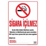Sigara İçilmez Panosu 50x70 cm