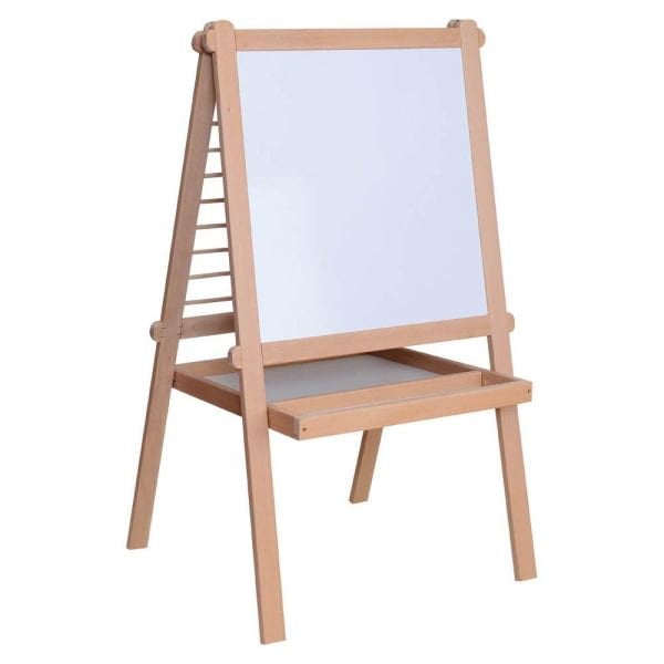 Ahşap Sepetli Yazı Tahtası ve Abaküs 100 Boncuklu 35x50 cm - Görsel 2
