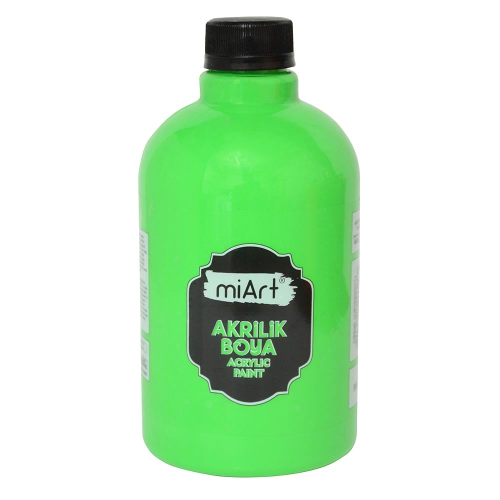 akrilik-boya-500gr-fosforlu-yesil Akrilik Boya Fosforlu Yeşil 500 gr - Görsel 1