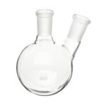 Balon Cam Dibi Yuvarlak 2 Boyunlu Şilifli 250 ml