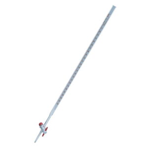 Büret Düz Şeffaf PTFE Musluklu 100 ml - Görsel 2