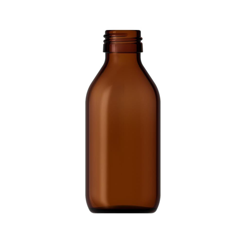 cam-sise-100-ml-kahverengi Cam Şişe Kahverengi Dar Ağızlı 100 ml - Görsel 1
