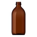 Cam Şişe Kahverengi Dar Ağızlı 250 ml