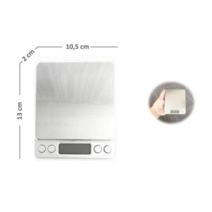 Dijital Hassas Terazi 2 kg Kapasite 0,1 gr Hassasiyet - Görsel 2
