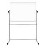 Tekerlek Ayaklı Mobil Çift Taraflı Çelik Emaye Beyaz Yazı Tahtası 90x120 cm