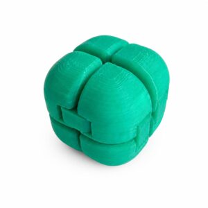 Sonsuzluk Küpü (Infinity Cube) Dairesel Yeşil Stres Oyuncağı - Görsel 2
