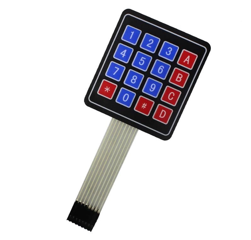 keypad-membran Keypad Membran Tuş Takımı 4x4 - Görsel 1