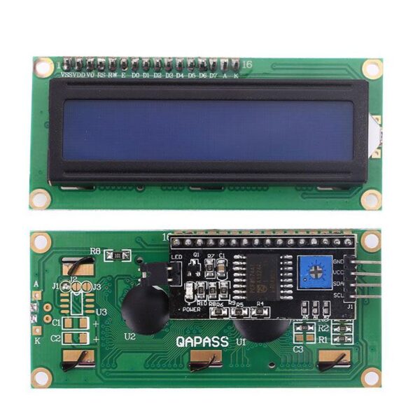 LCD Mavi Ekran Pinli 16x2 Karekter - Görsel 2