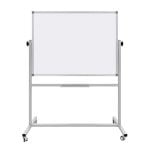 Tekerlek Ayaklı Çift Taraflı Beyaz Laminant Yazı Tahtası 120x200 cm
