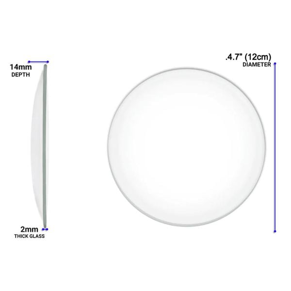 Saat Camı 120 mm - Görsel 2