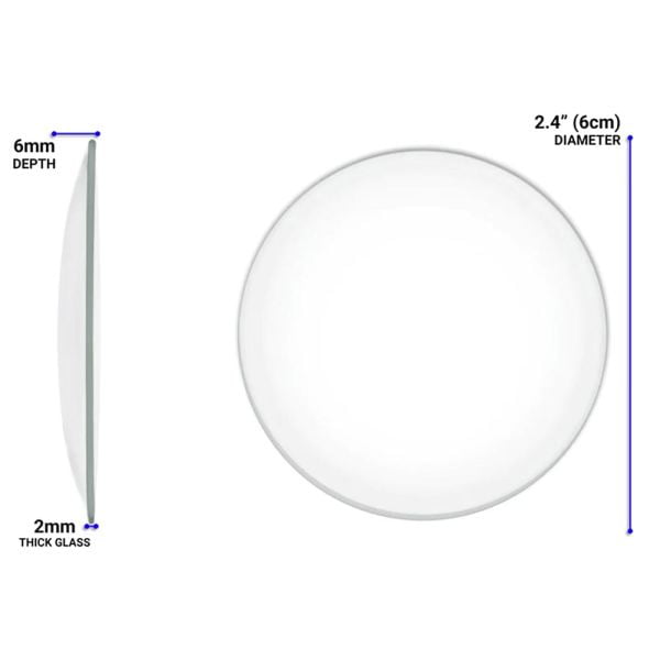 Saat Camı 60 mm - Görsel 2