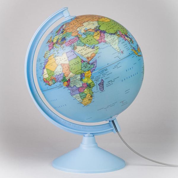 Siyasi Yerküre 26 cm Işıklı - Görsel 2