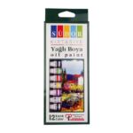 Yağlı Boya Takımı 12 Renk 8,5 ml Tüp