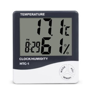 Dijital Duvar Termohigrometresi -10/+50 C - %90 Rh - Görsel 2