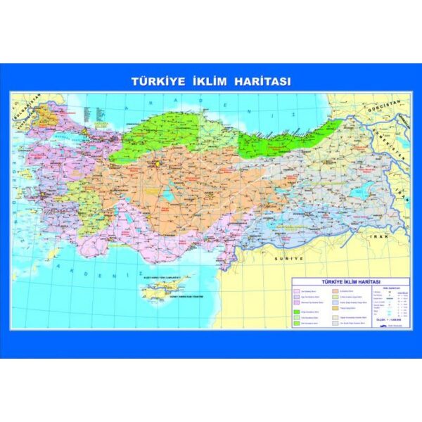 Türkiye Coğrafyası Haritaları Seti 15 Adet 70x100 cm - Görsel 15