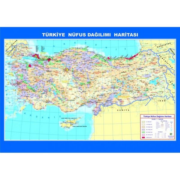 Türkiye Coğrafyası Haritaları Seti 15 Adet 70x100 cm - Görsel 14