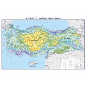 Türkiye Coğrafyası Haritaları Seti 15 Adet 70x100 cm - Görsel 11