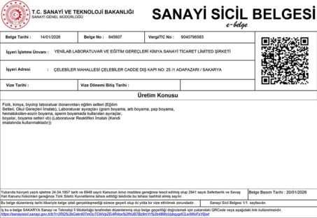 yenilab-sanayi-sicil-belgesi
